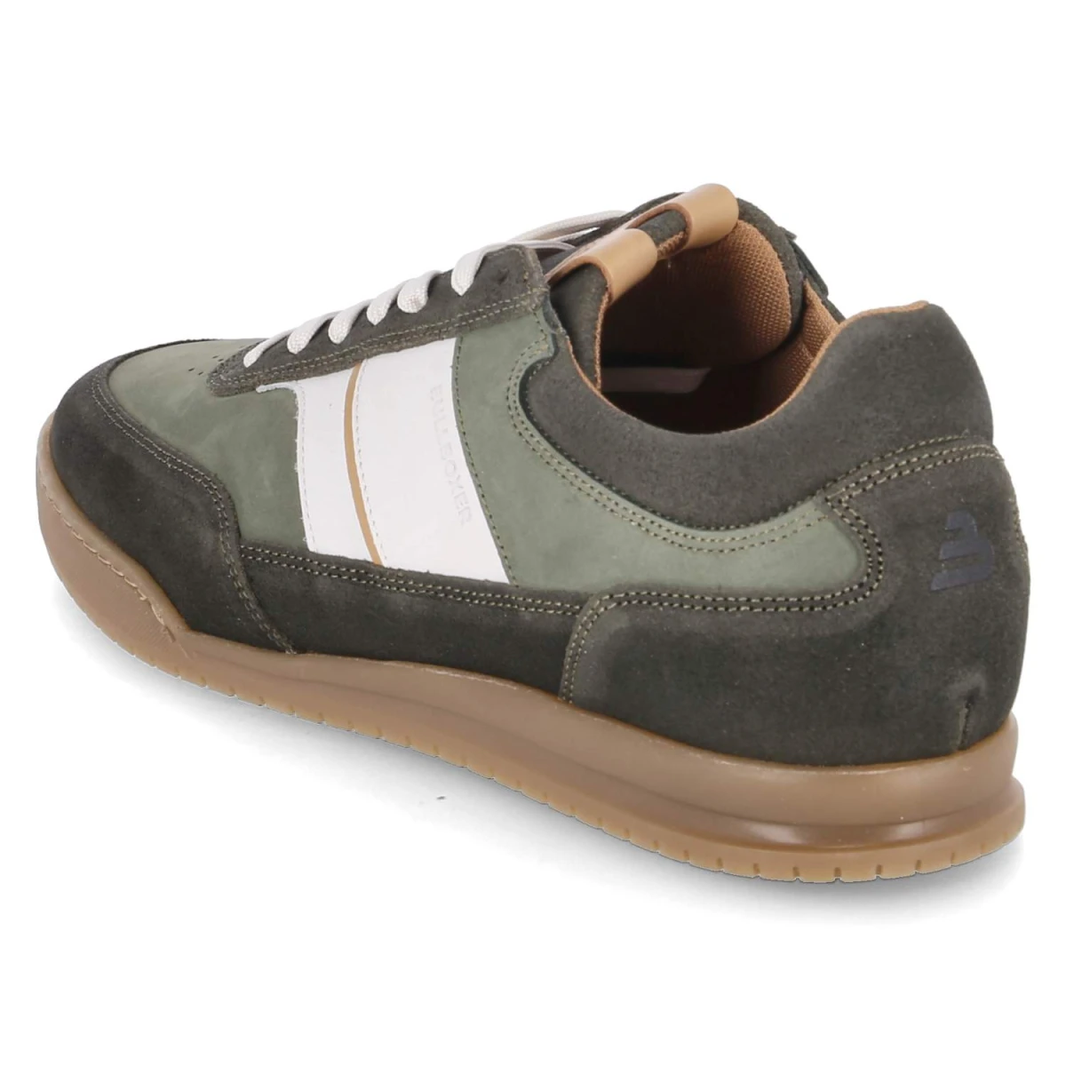 Low Sneaker - moss green-white