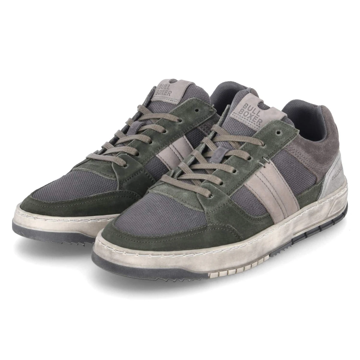 Low Sneaker - Khaki - Grey