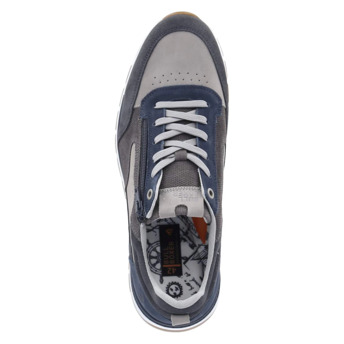 Low Sneaker - Navy-Grey