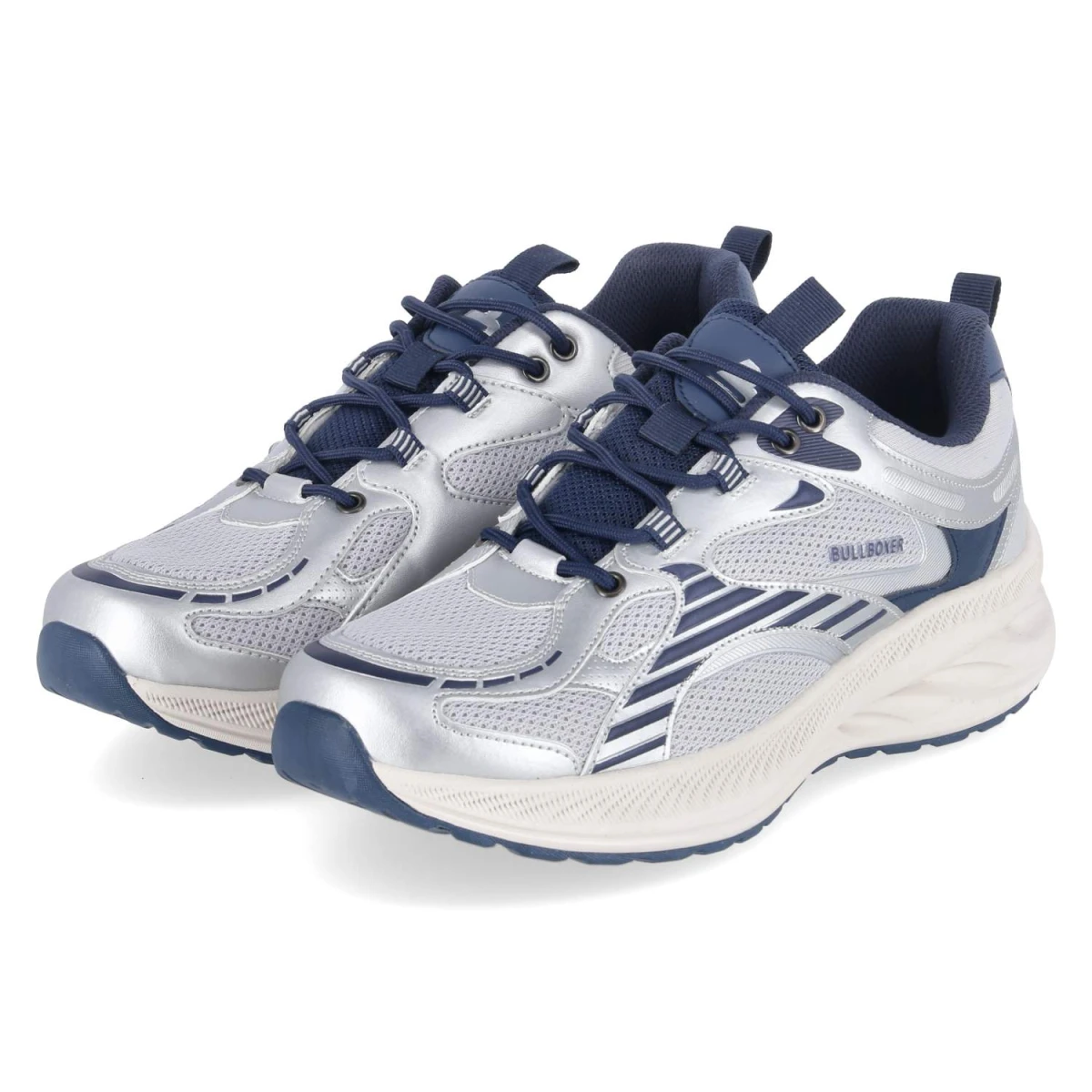 Low Sneaker - silver/navy