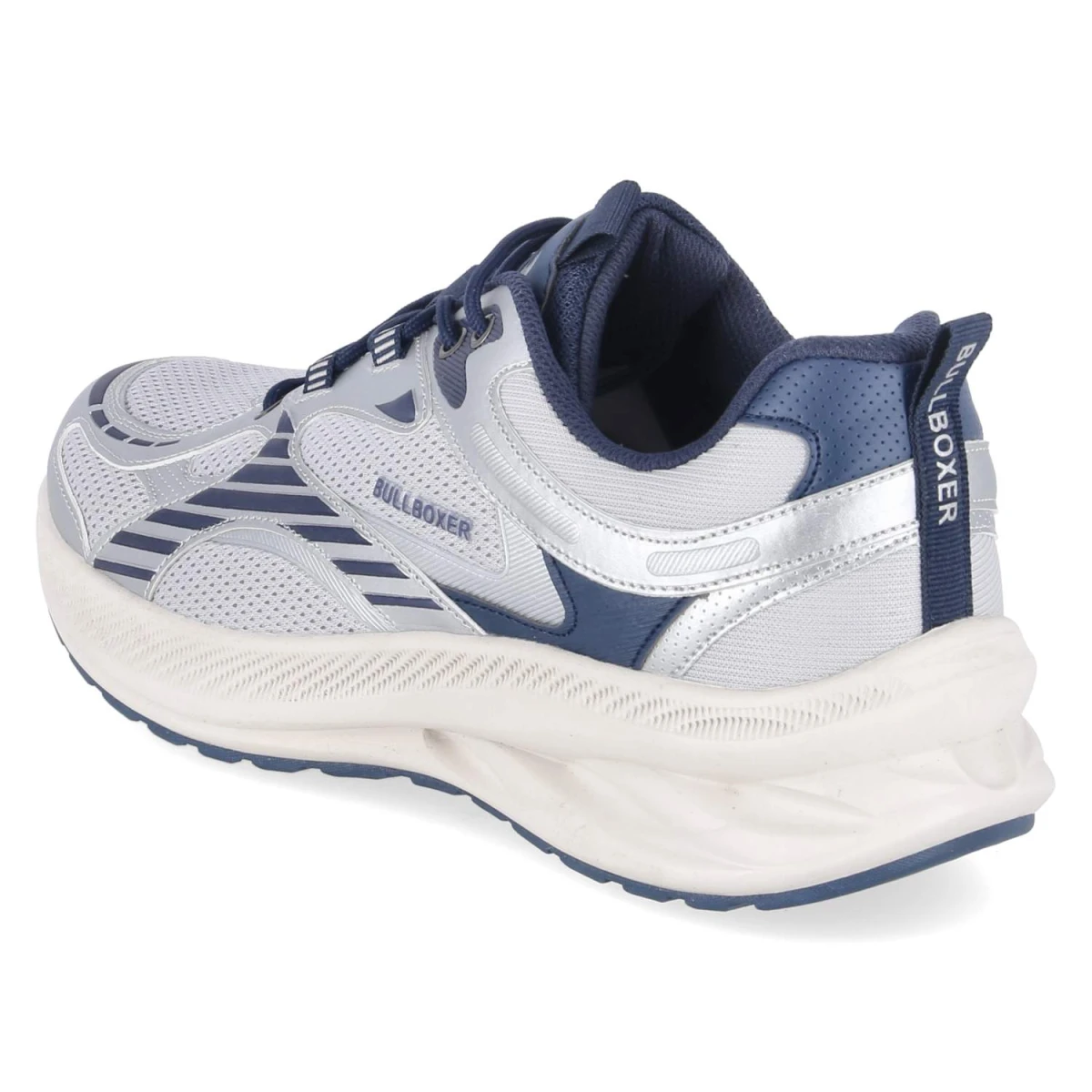 Low Sneaker - silver/navy