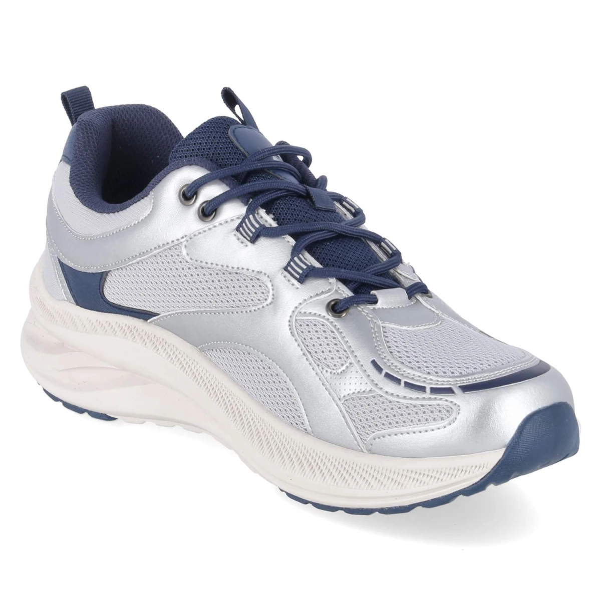 Low Sneaker - silver/navy