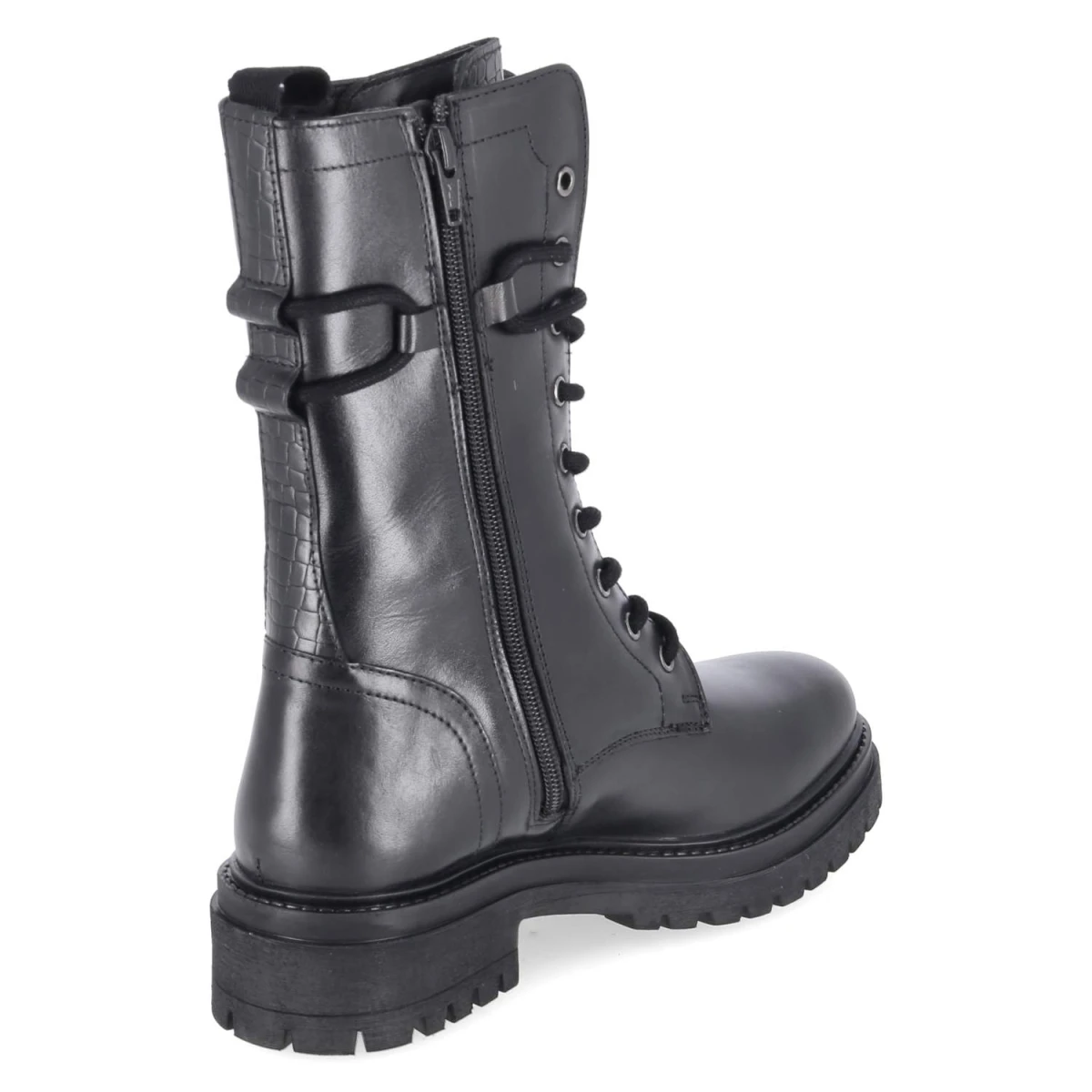 Schnürstiefel - black