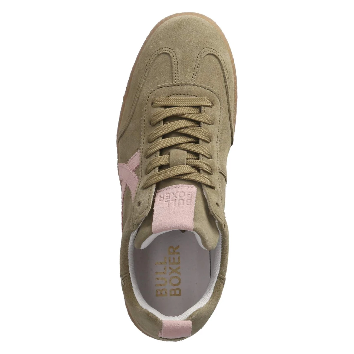 Low Sneaker - khaki-light pink