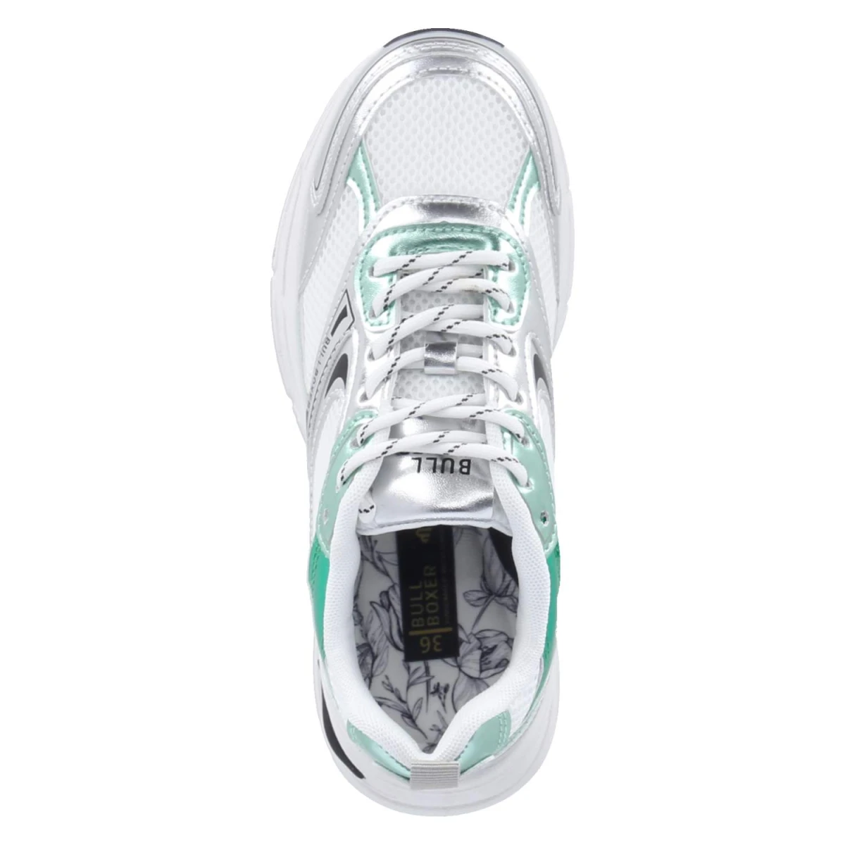 Low Sneaker - silver-green