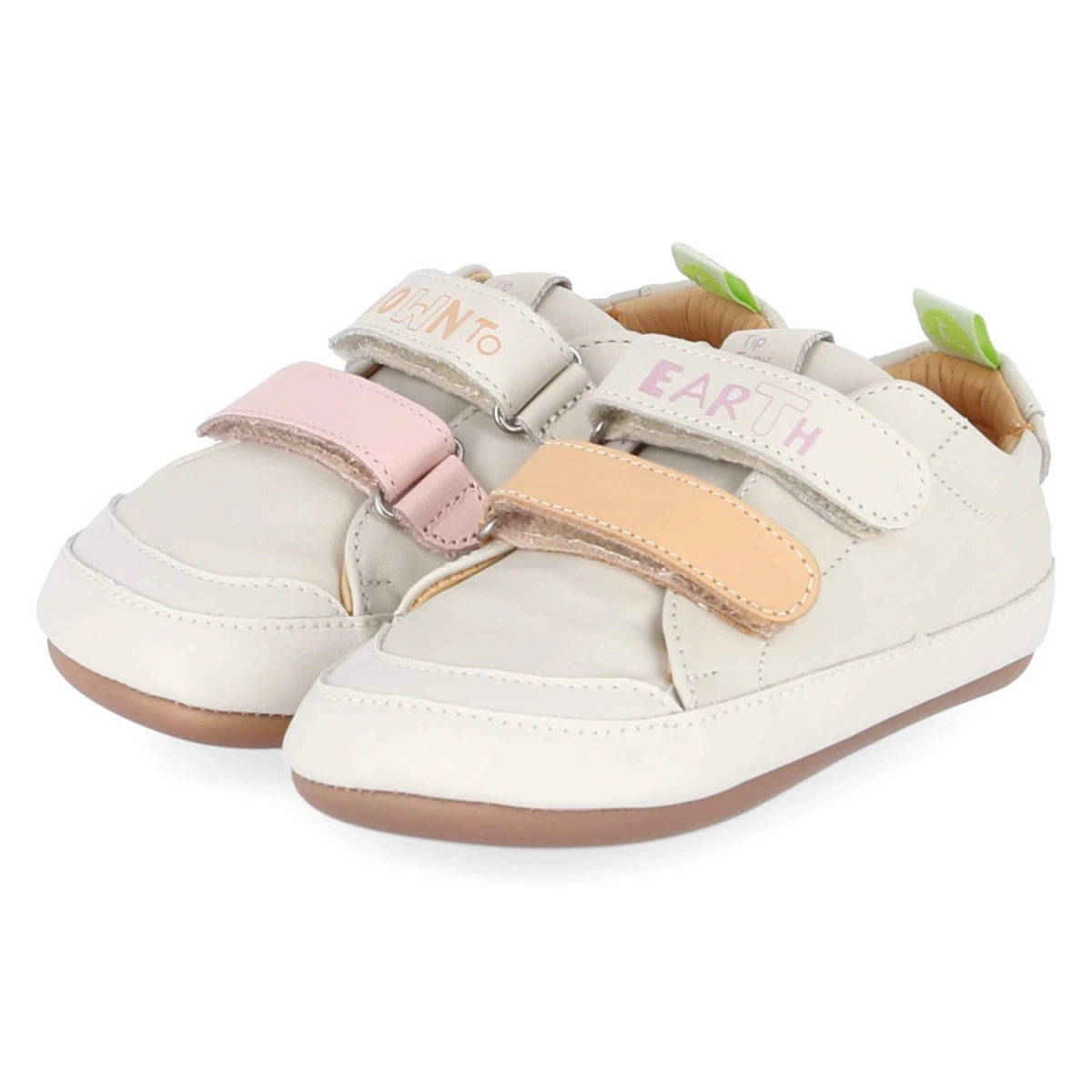 Klettschuhe BOSSY DOWN TO EART - TAPIOCA/ BLOSSOM PINK/ PAPAYA