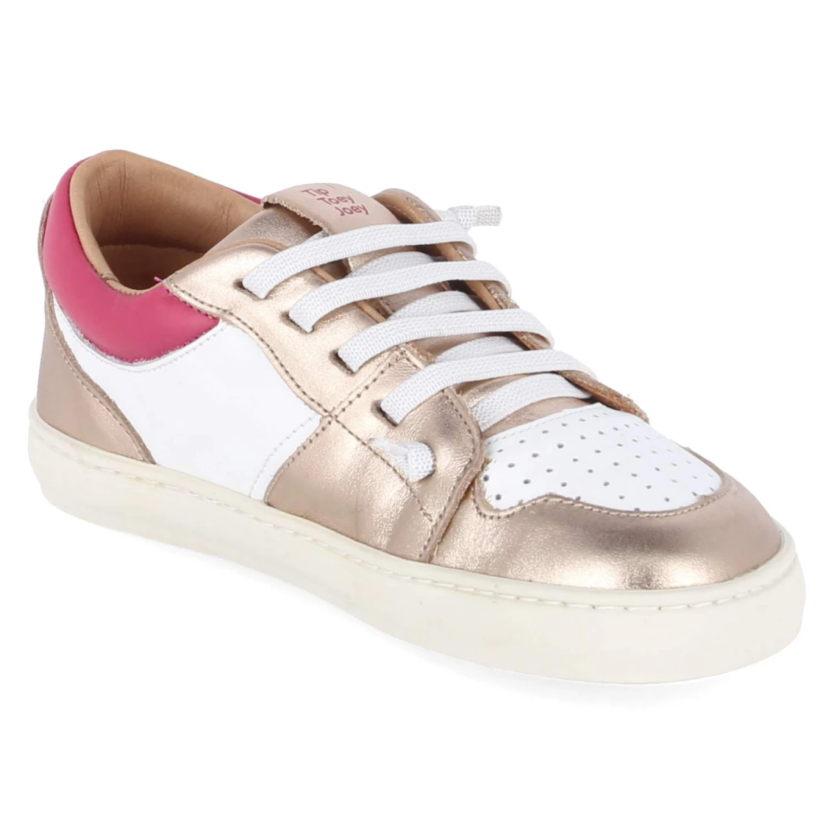 Sneaker OLLIE - WHITE/ METALIC SALMON/ PITAYA